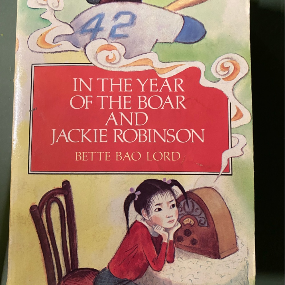 Set of 4 books - In the Year of the Boar and Jackie Robinson